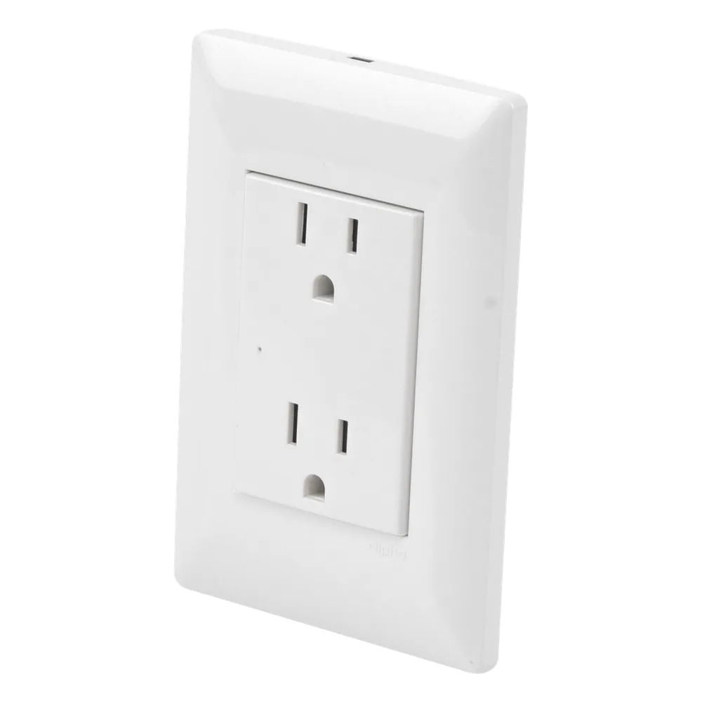 Contacto Inteligente de Pared Doble 120, 15A, con Supresor de Picos Tipo A.