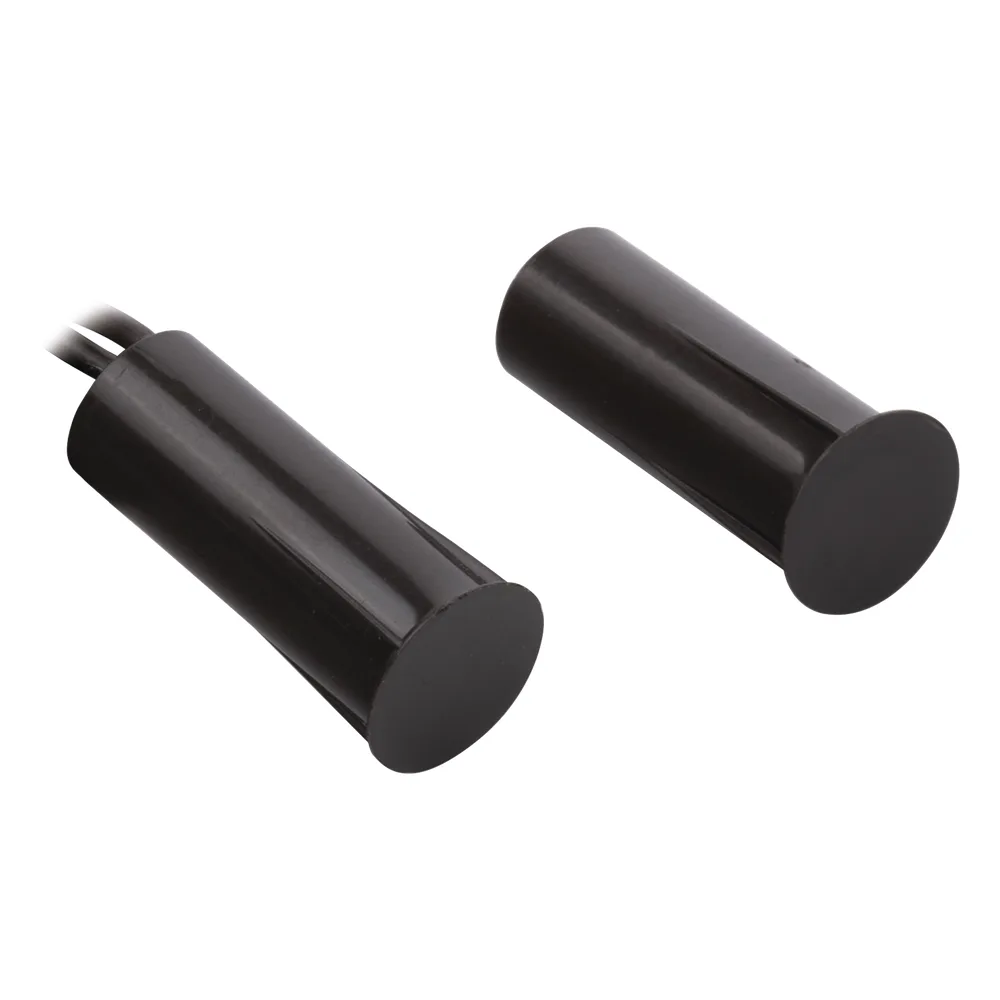Contacto Magnético de Empotrar para Puertas y Ventanas / GAP 19 mm / Color Café / 12VCC