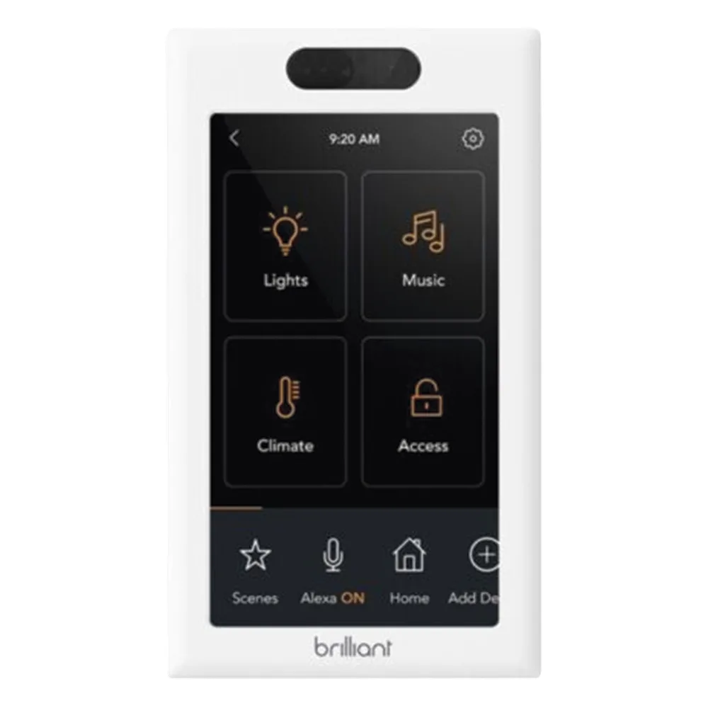 Control de iluminación touch desde su pantalla en pared