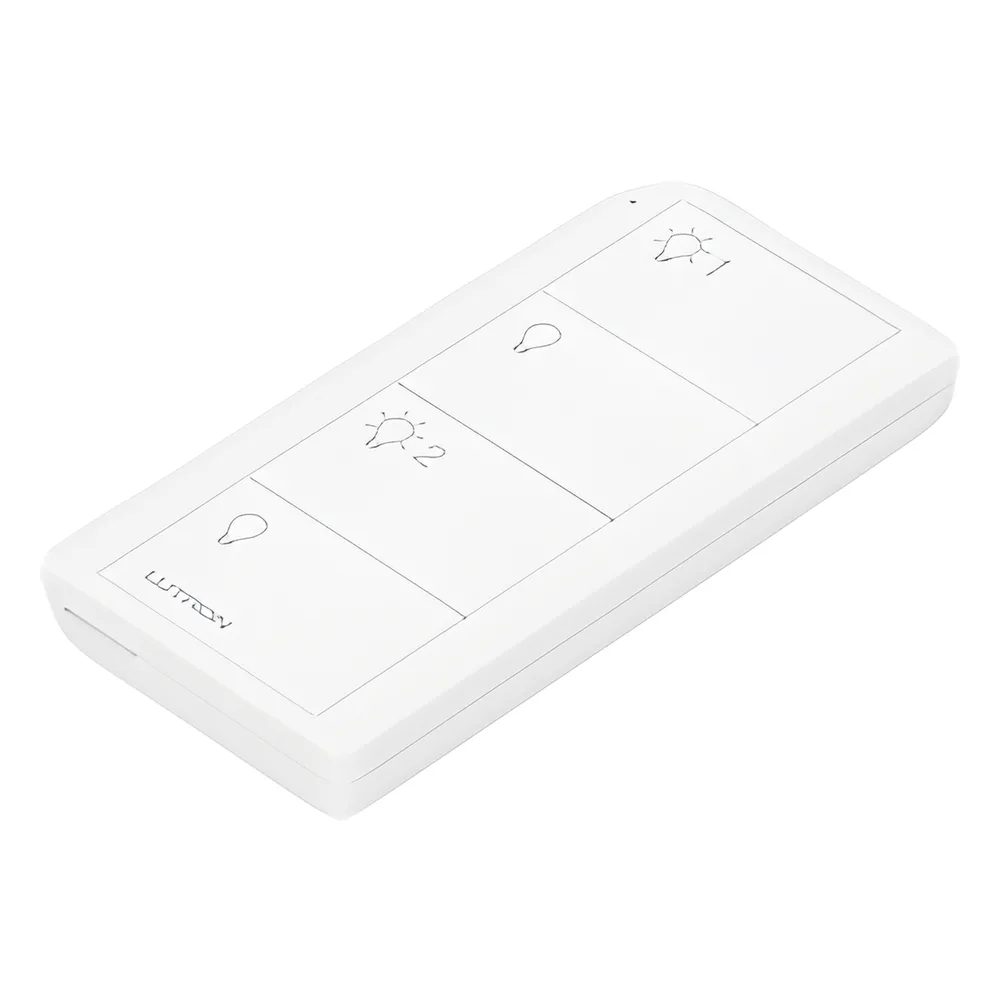 Control Pico inalámbrico de 4 botones para encender y apagar dos grupos de luces, con batería de 10 años, compatible con Caseta Wireless, RadioRA 2 y HomeWorks QS – vista 3