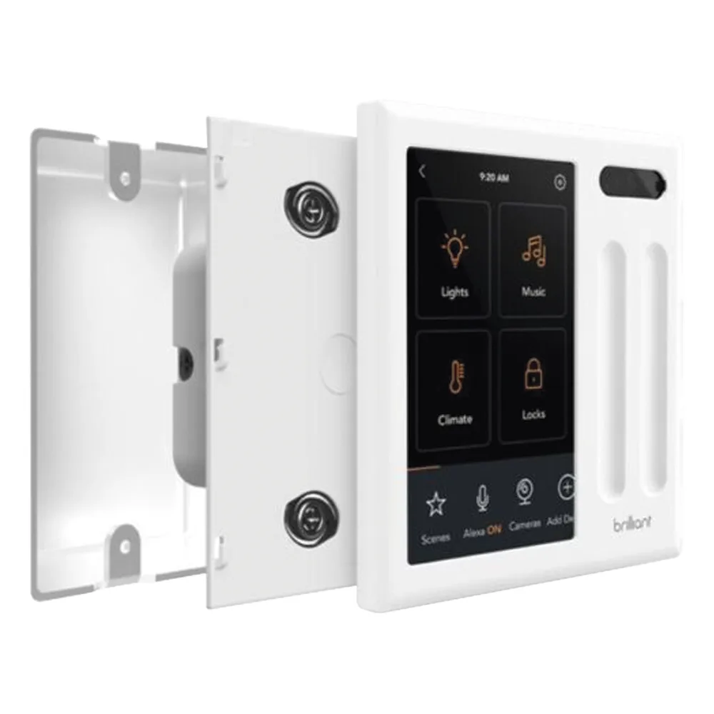 Control touch desde su pantalla en pared, compatible con 2 cargas para controlar iluminación. – vista 3