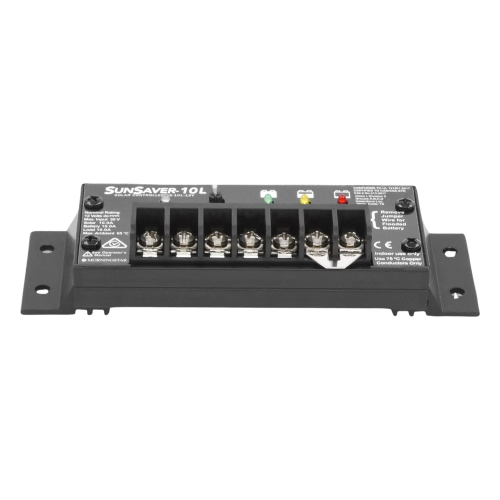 Controlador de Carga Solar SunSaver PWM 10 A / 12 VCC / Encapsulado Epóxico / Clase 1 Div 2 / Compensación de Temperatura – vista 2