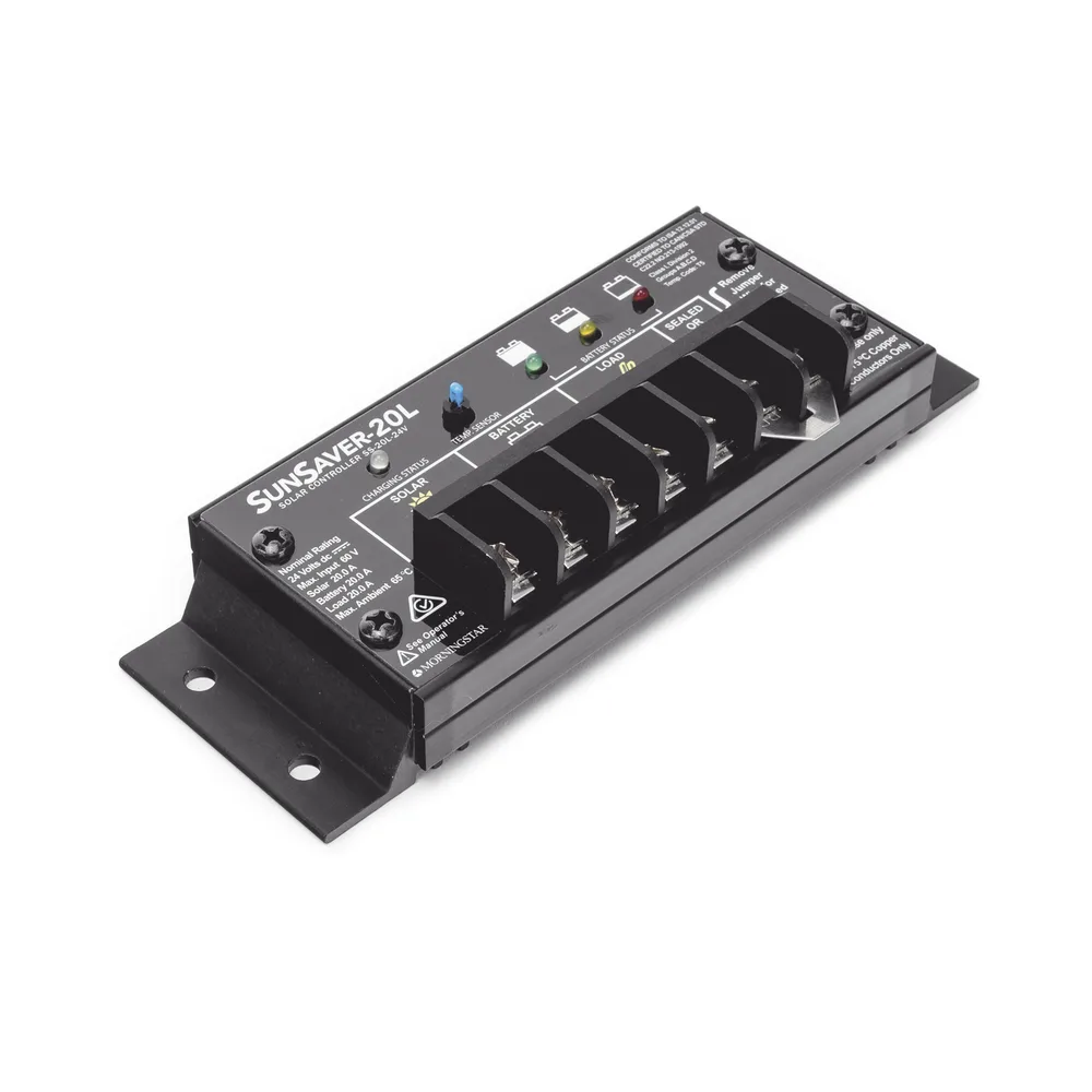 Controlador de Carga Solar SunSaver PWM 20 A / 12 VCC / Encapsulado Epóxico / Clase 1 Div 2 / Compensación de Temperatura – vista 4