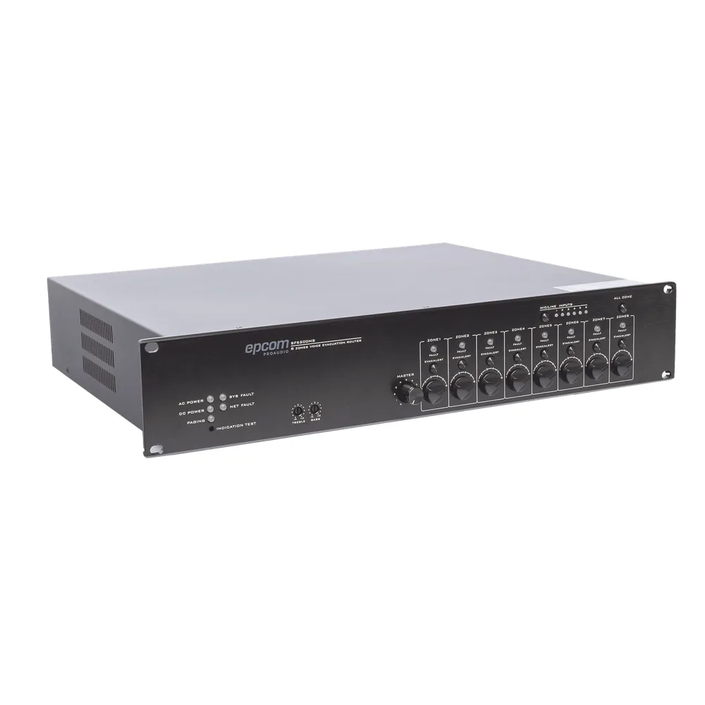 Controlador de Extensión de Evacuación de Voz | 8 Zonas | 500W | Soporta Máx. 19 SF6200MS en Cascada – vista 3