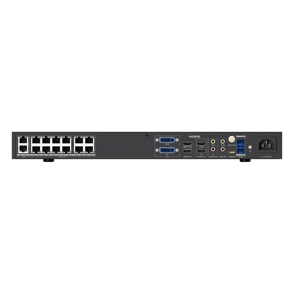 Controlador LED para Videowall / Android 12 / 12 Puertos RJ45 / HDMI 2.0 4K / Hikvision – vista 4