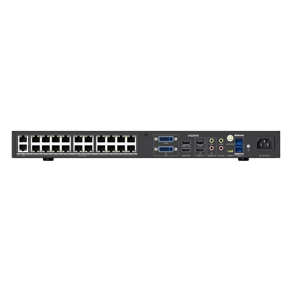 Controlador LED para Videowall / Android 12 / 20 Puertos RJ45 / HDMI 2.0 4K / Hikvision – vista 4