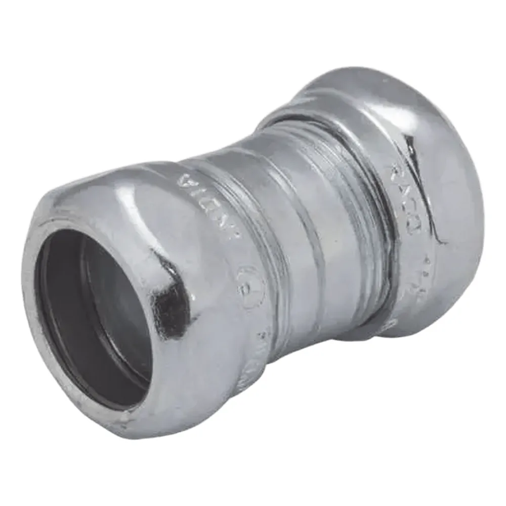 Cople Compresión de Acero Galvanizado para Pared Delgada de 1-1/2".