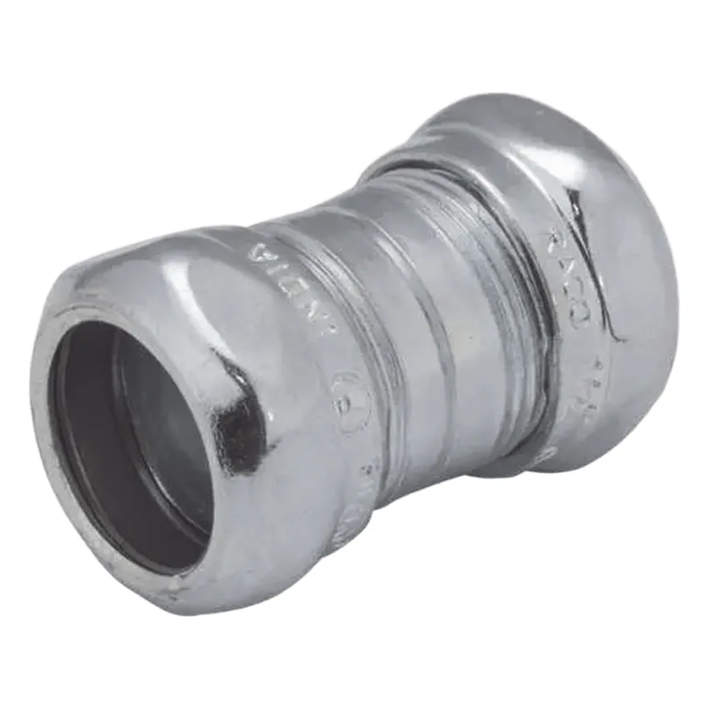 Cople Compresión de Acero Galvanizado para Pared Delgada de 1 1/4" .