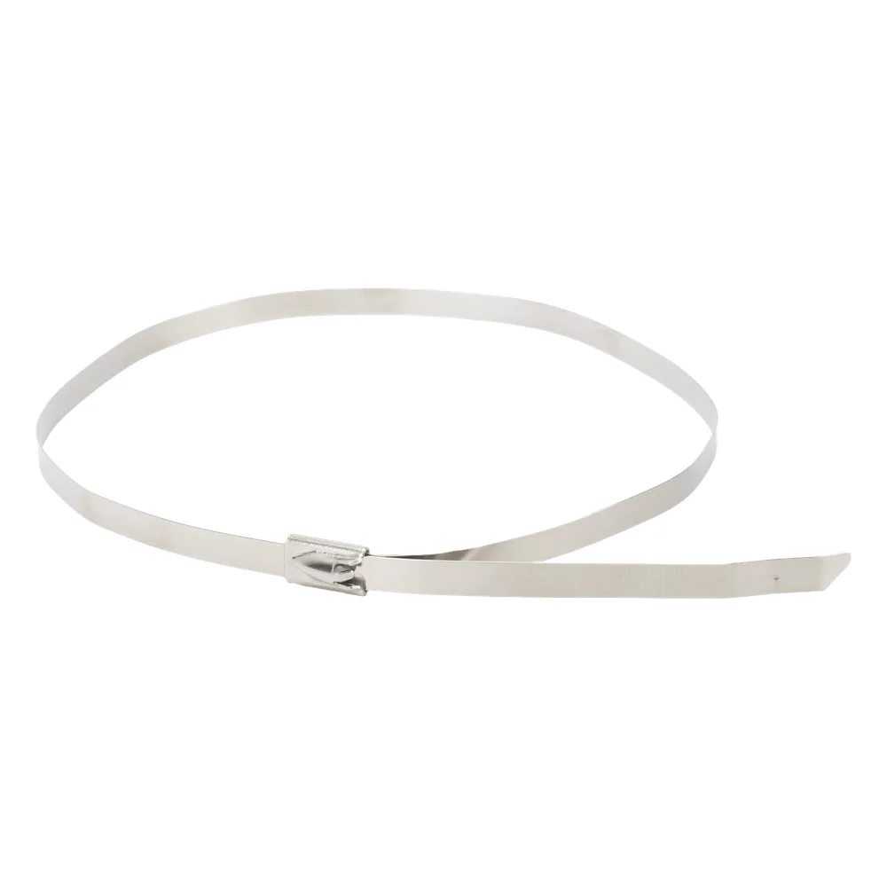 Corbata o Cincho de Acero Inoxidable 4.6 x 360mm (10 piezas)