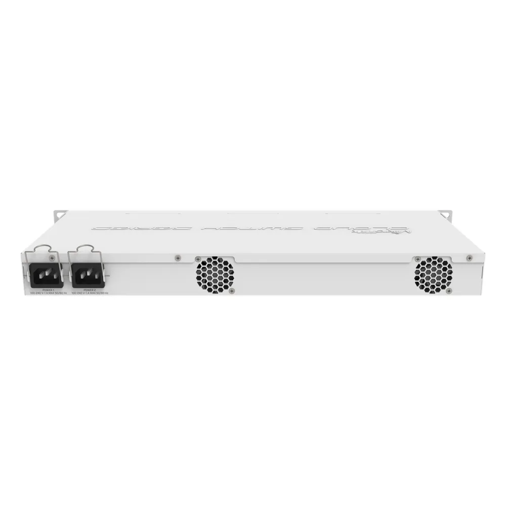 (CRS328-4C-20S-4S+RM) Cloud Router Switch Administrable L3, 4 puertos combo TP/SFP, 20 Puertos SFP, 4 Puertos SFP+ – vista 2