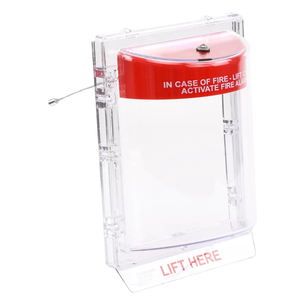 Cubierta Protectora Serie Stopper IIÆ De Policarbonato Super Resistente, Montaje Empotrado, Texto En Inglés, Sin Bocina – vista 4