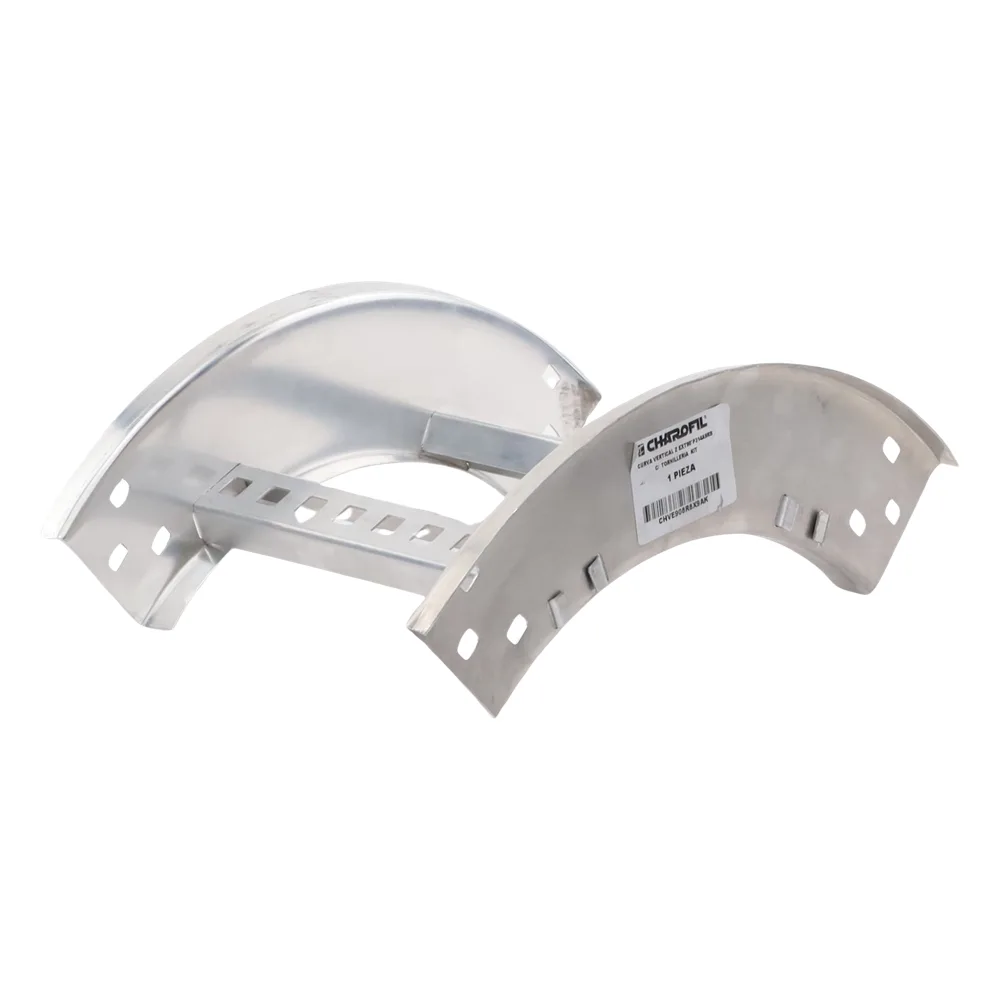 Curva Vertical Exterior de Aluminio de 90° Perfil Z / Peralte 3 1/4" / Ancho 9" / Radio 8" / Incluye Tornillería (CHVE90EZ314R8X9AK) – vista 2