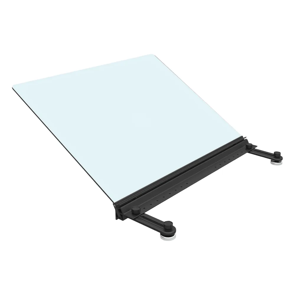 Deflector Superior Vertical para Rack Express, 10.90 x 23.60 x 22.50 pulgadas, Negro, Policarbonato PVC, Montaje Magnético, Configuración Pasillo Frío/Caliente, Paneles Transparentes