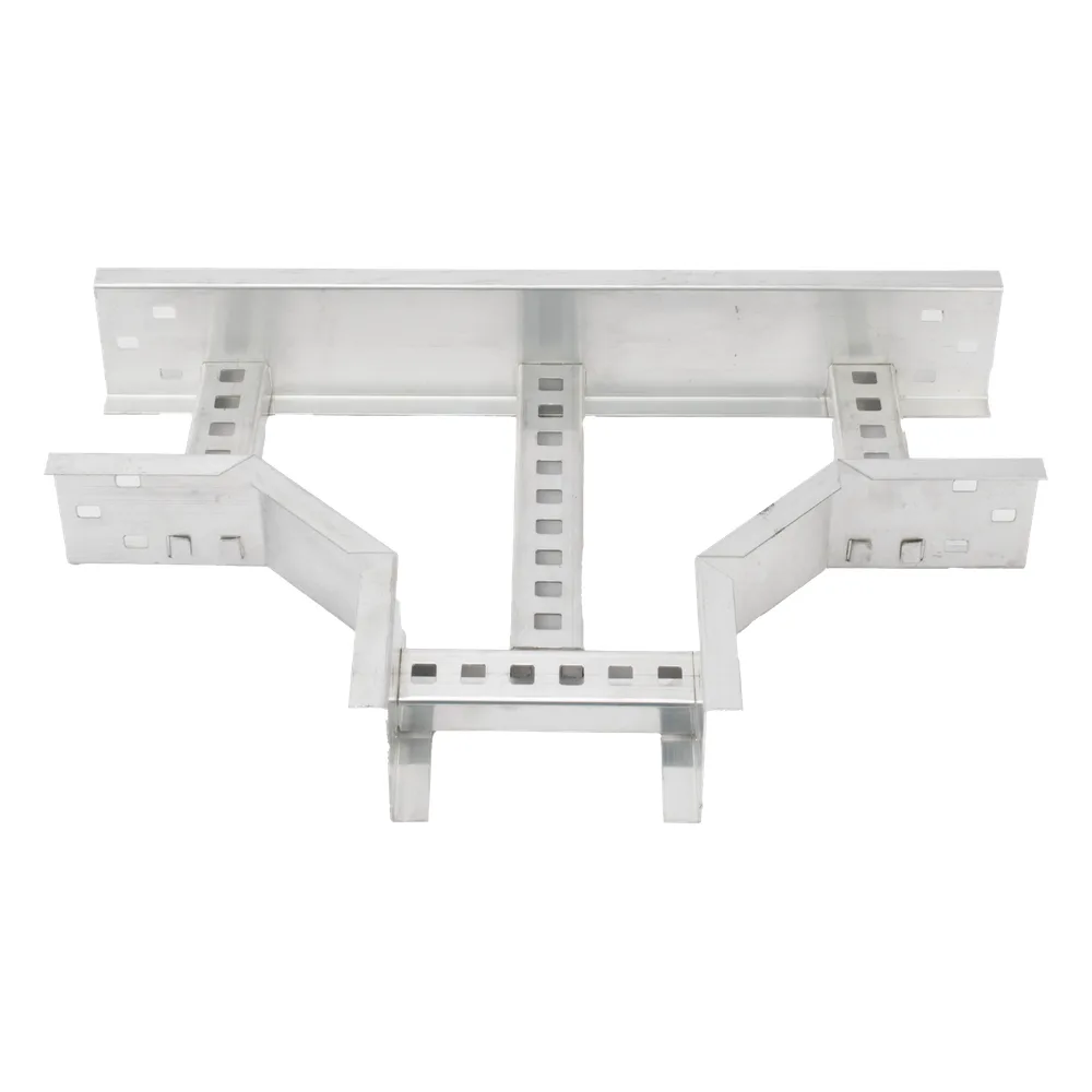 Derivación "T" Horizontal de Aluminio Perfil Z / Peralte 3 1/4" / Ancho 6"/ Radio 8" / Incluye Tornillería (CHTHEZ314R8X6AK)