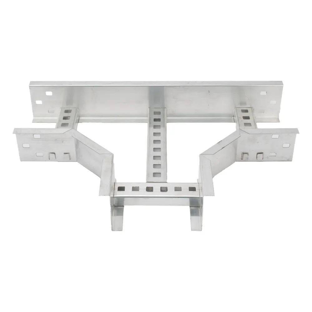 Derivación "T" Horizontal de Aluminio Perfil Z / Peralte 3 1/4" / Ancho 9"/ Radio 8" / Incluye Tornillería (CHTHEZ314R8X9AK)