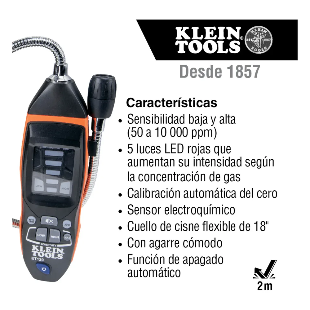 Detector de Fugas de Gas Combustible. – vista 2