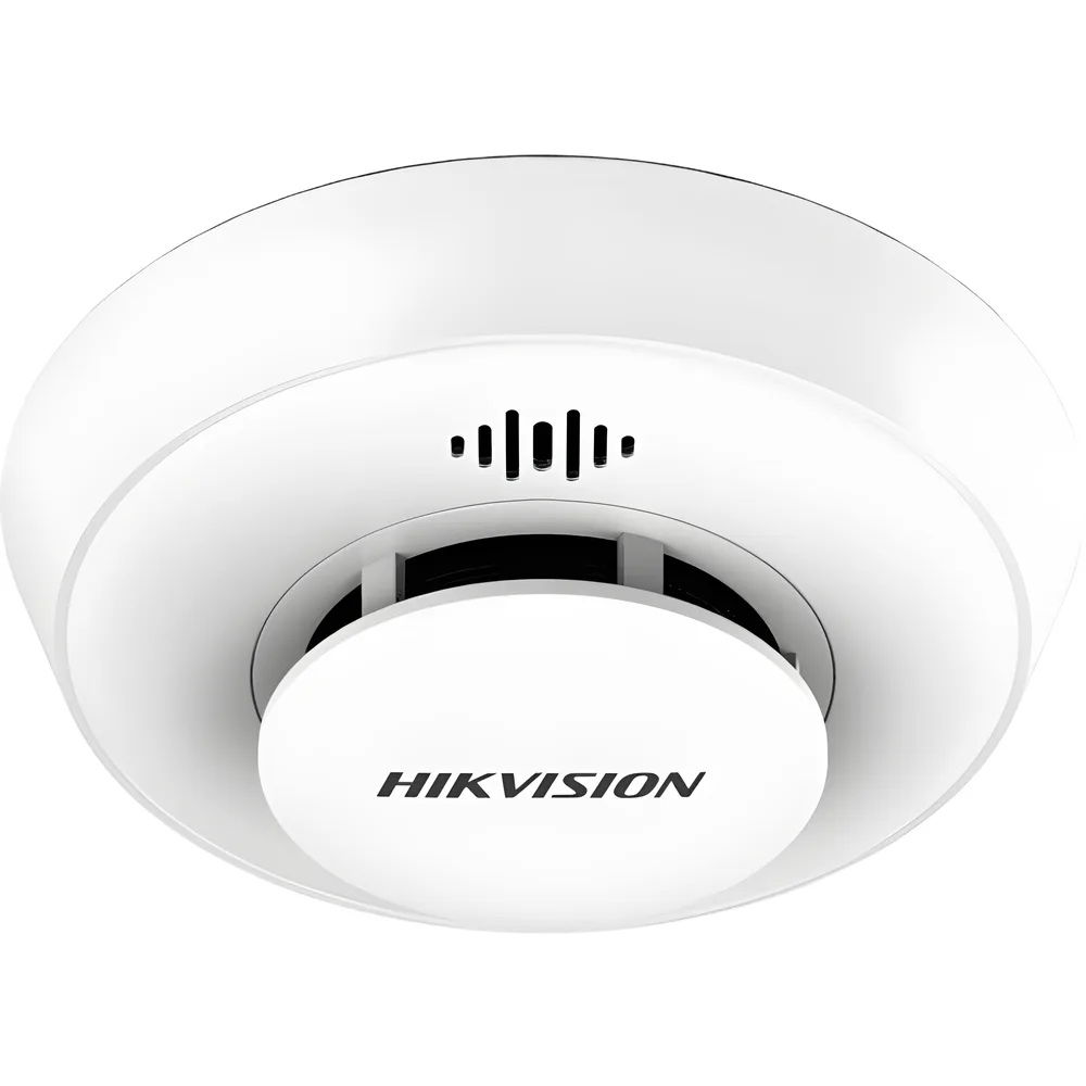 Detector de Humo Interlink con Hub / Doble Tecnología de Sensor de Luz / Alarma Auditiva 85 dB / Batería de Litio 10 Años / Autoverificación / Interconectable 30 Dispositivos / Wi-Fi Hik-Connect – vista 3