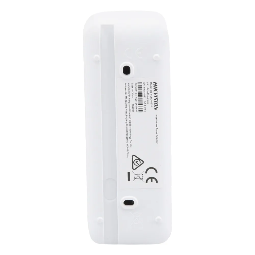 Detector de Ruptura de Cristal Cableado / Sensor Acústico Omnidireccional / 8 Metros (26.2 ft) de Alcance / Ángulo 120° / Resistencias EOL Seleccionables / Protección Antisabotaje / Interior – vista 3