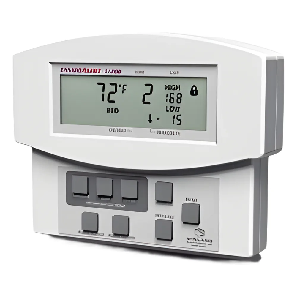 Detector de temperatura y humedad, capacidad 4 zonas libres.