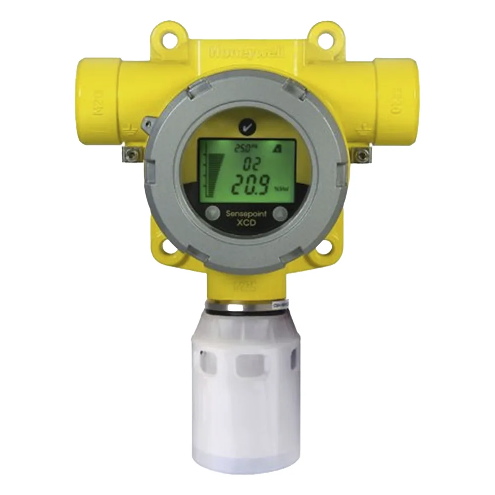 Detector fijo de oxígeno con sensor electroquímico EC, salida 4-20 mA y Modbus, para atmósferas potencialmente explosivas