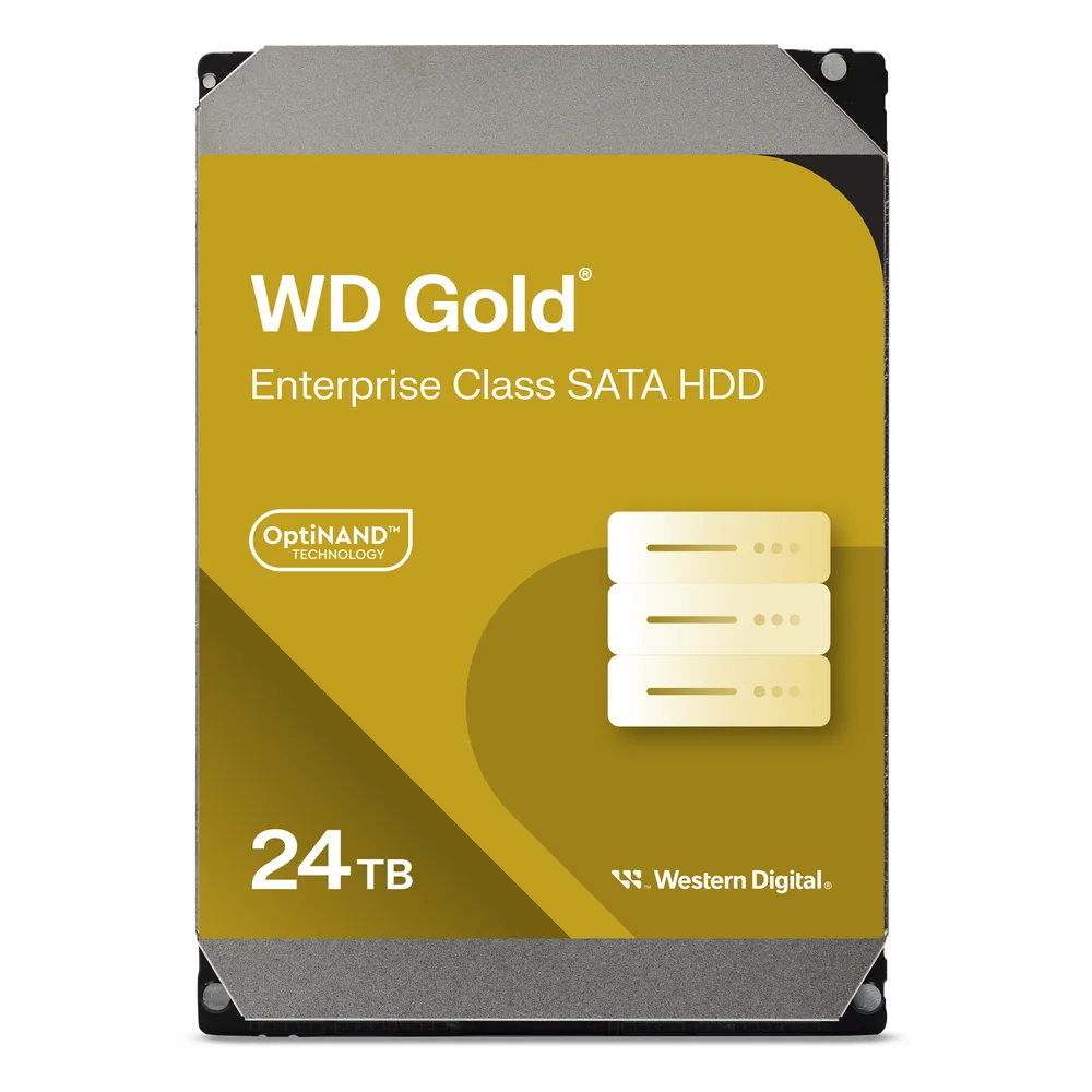 Disco Duro Empresarial WD Gold / SATA 6 Gb/s / 24 TB / 7200 RPM / Tecnología HelioSeal / ArmorCache / 5 Años Garantía / 2.5M Horas MTBF – vista 2