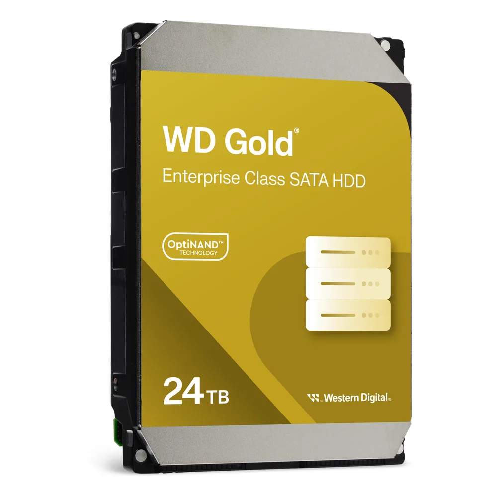 Disco Duro Empresarial WD Gold / SATA 6 Gb/s / 24 TB / 7200 RPM / Tecnología HelioSeal / ArmorCache / 5 Años Garantía / 2.5M Horas MTBF – vista 3
