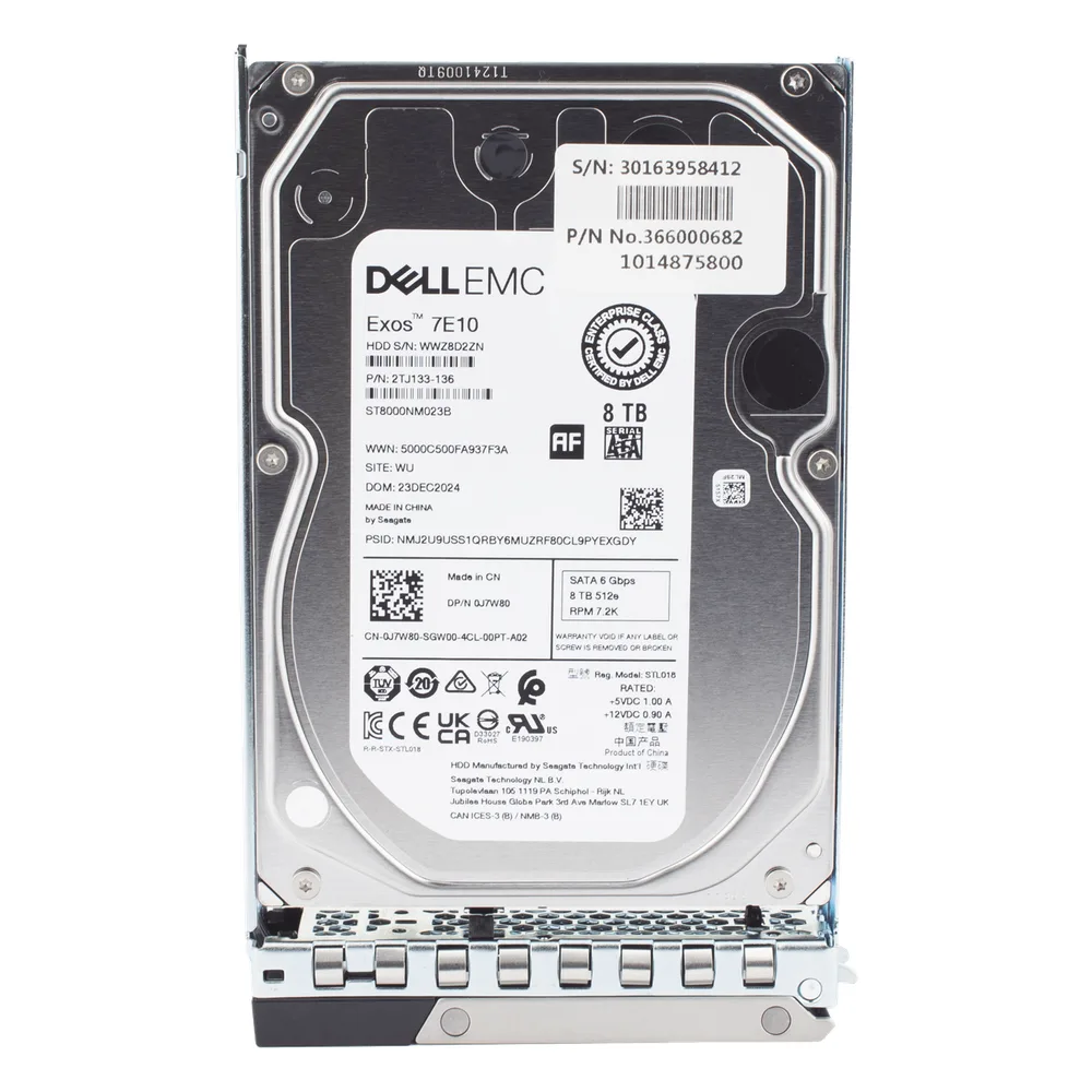 Disco Duro Enterprise 3.5" 8 TB / Hikvision (DELL)/ 7200 RPM / SATA / Alto Rendimiento / Recomendado para Servidores Hikvision – vista 2