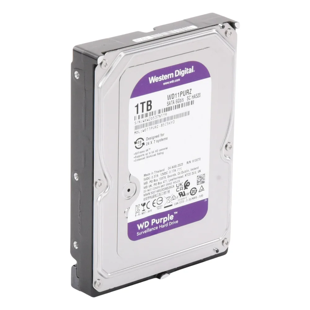 Disco Duro Purple de 1 TB / 5400 RPM / Optimizado para Soluciones de Videovigilancia / Uso 24-7 / 3 Años de Garantia – vista 4