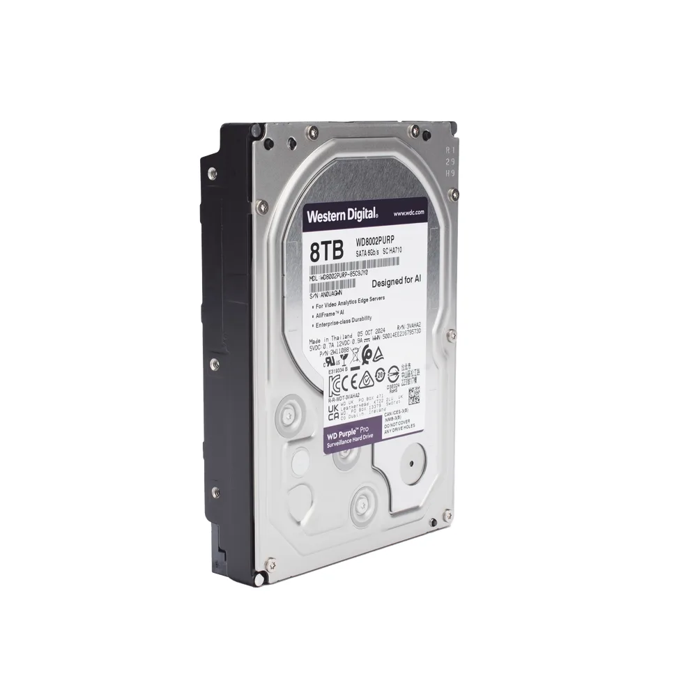Disco duro WD de 8TB / 7200RPM / Optimizado para soluciones de video inteligente – vista 4