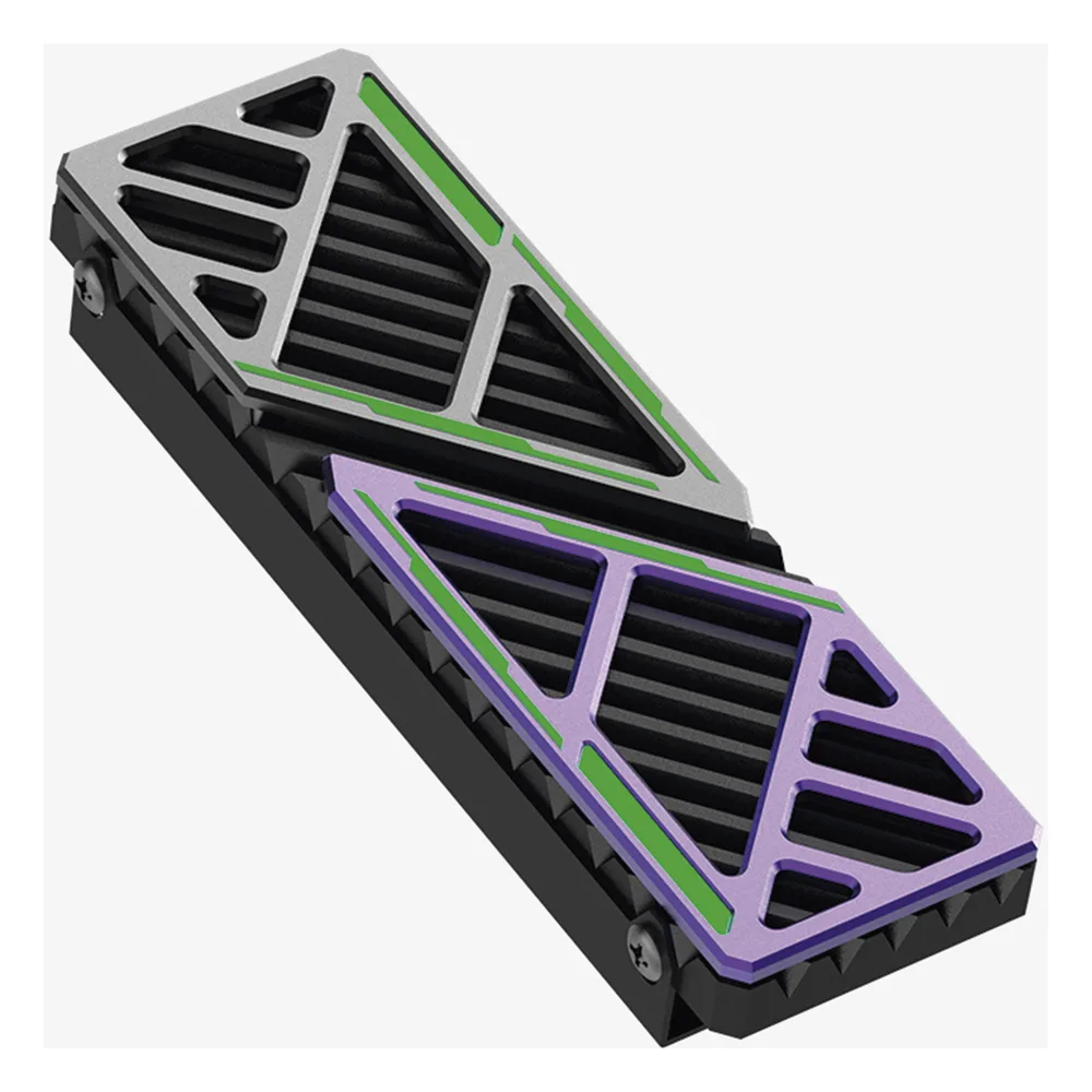 Disipador de Calor para SSD M.2 2280 / Aleación de Aluminio / Reducción ≤25°C / Compatible PC Escritorio y PS5 / 73 x 22 x 9 mm – vista 3