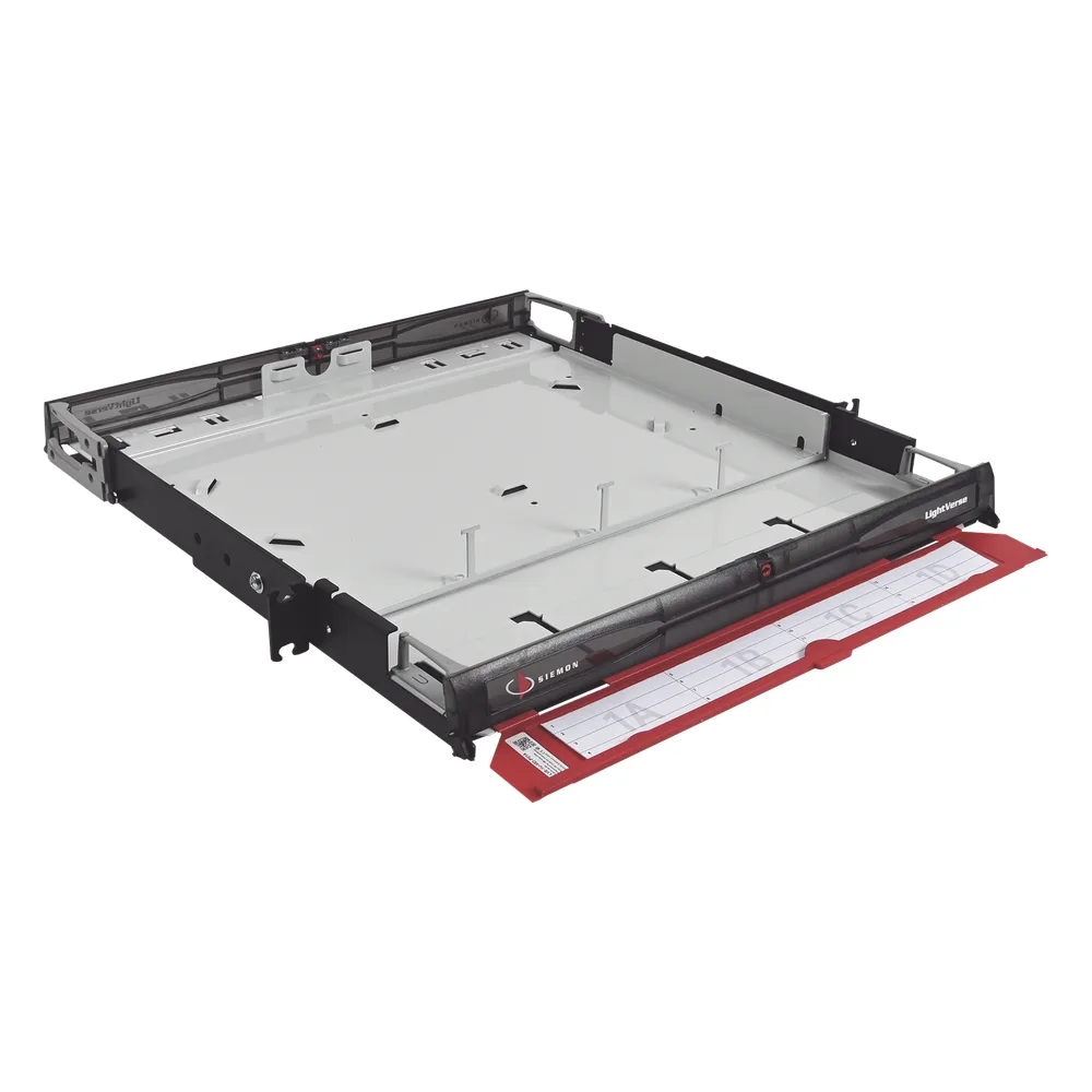 Distribuidor de Fibra Óptica de Alta Densidad LigthVerse *Pro* Para Rack de 19 Pulgadas (48.26 cm), Acepta 4 Placas Plug and Play, Hasta 96 Fibras, 1 UR – vista 2