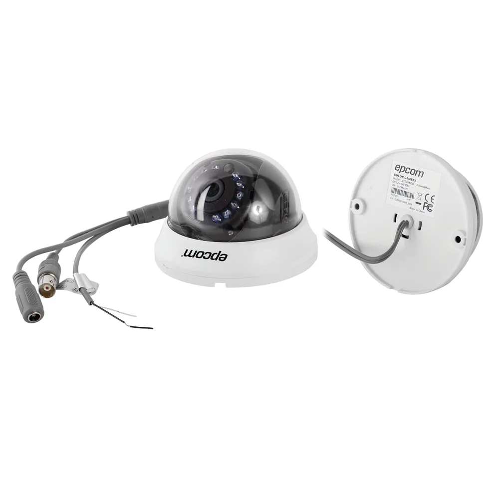 Domo TURBOHD 1 Megapixel (720p) / Gran Angular 92° / Lente 2.8 mm / Híbrida / IR Inteligente 20 mts / Interior – vista 2