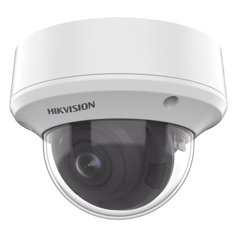 Domo TURBOHD 5 Megapixel / Lente Motorizado 2.7 - 13.5 mm / IR EXIR 40 mts / TVI-AHD-CVI-CVBS / IK10 / IP67 / dWDR / 12 Vcc / 24 VCA