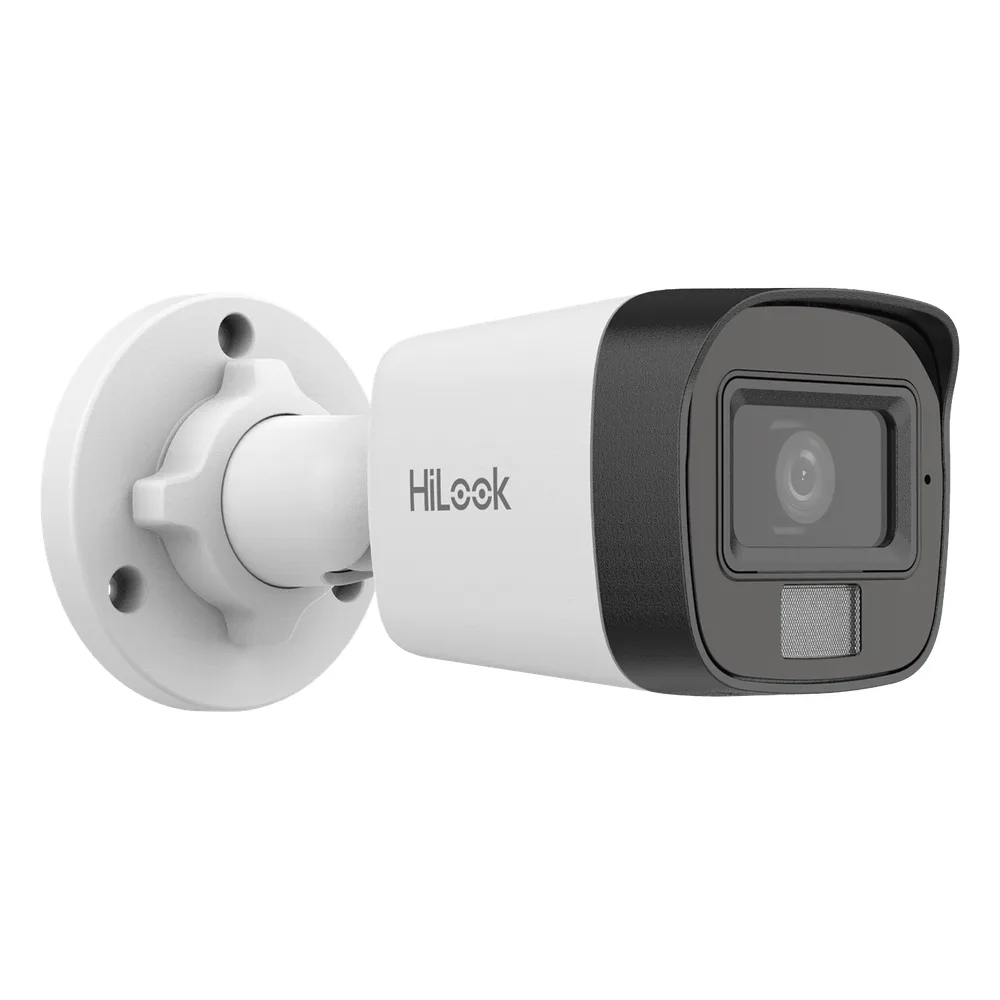 [Dual Light] Bala IP 4 Megapixel / Lente 2.8 mm / Ángulo de visión 104° / 20 mts IR + 15 mts Luz Blanca / Micrófono Integrado / ACUSENSE Lite / Exterior IP67 / H.265+ / PoE / ONVIF / dWDR – vista 2