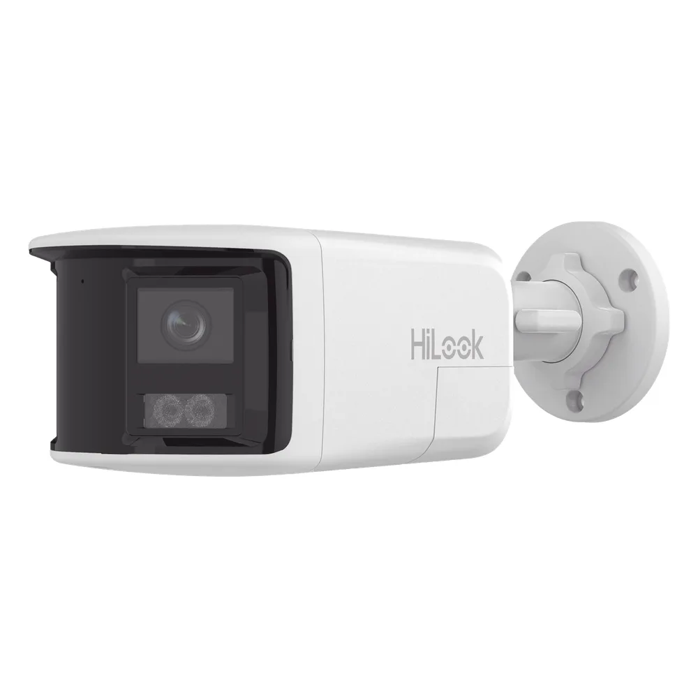 [Dual Light] Bala IP 8 Megapixel / Imagen Panorámica 180°/ PoE / Micrófono y Bocina Integrado / Exterior IP67 / Audio Bidireccional / Alarma Visual y Auditiva Integrada / Smart Supplement Light / Micro SD 512 GB