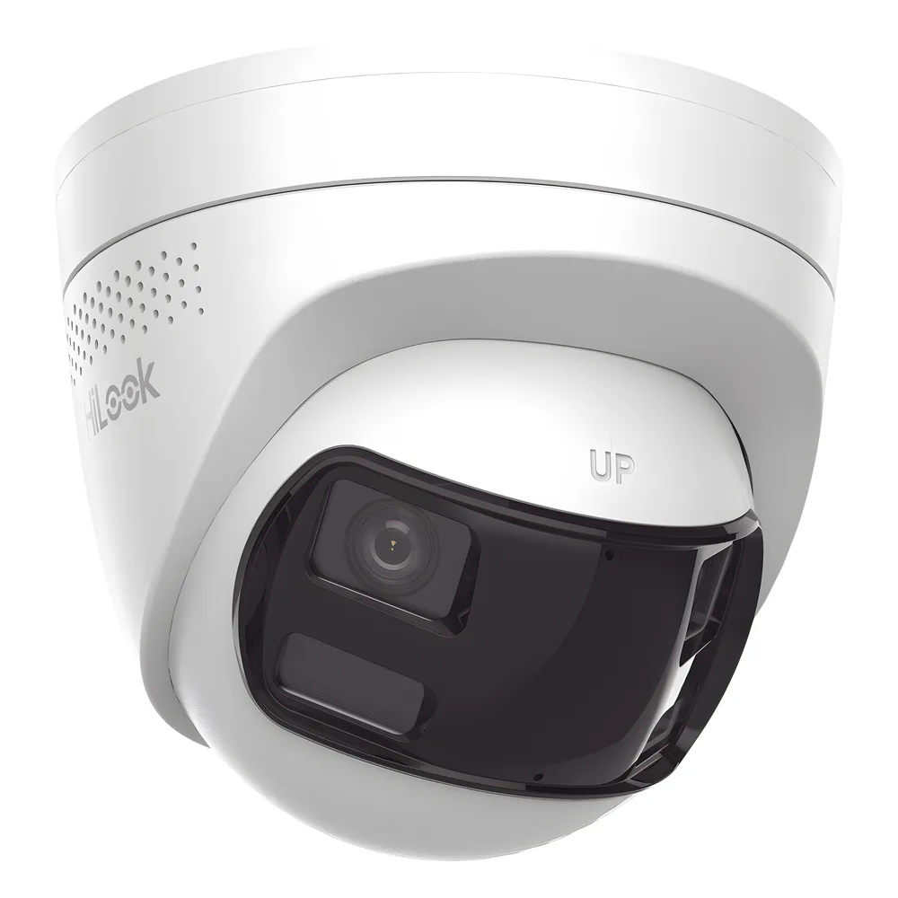 [Dual Light] Turret IP 6 Megapixel / Imagen Panorámica 180°/ PoE / Micrófono y Bocina Integrado / Exterior IP67 / Audio Bidireccional / Alarma Visual y Auditiva Integrada / Smart Supplement Light / Micro SD 512 GB – vista 2