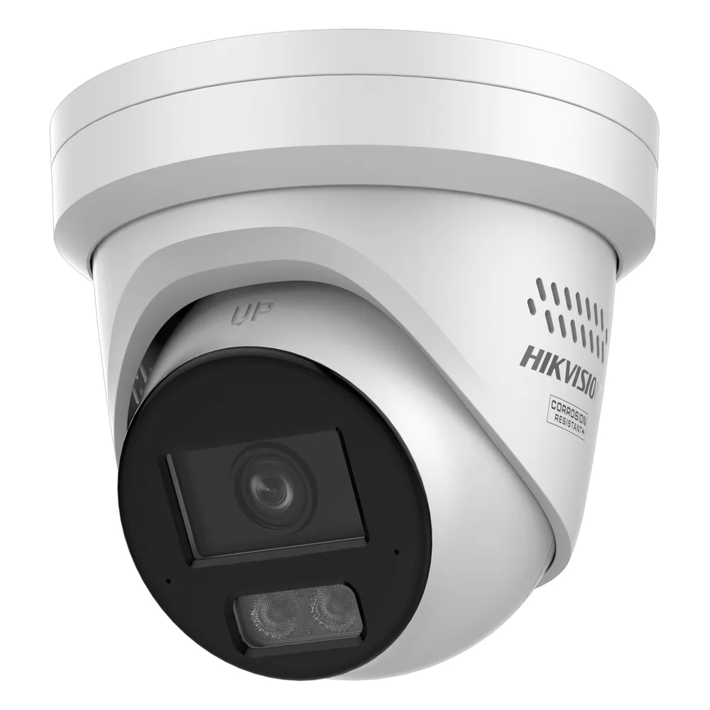 [Dual Light]Turret IP 12 Megapixel / Lente 2.8 mm / 30 mts Luz Blanca + 30 mts IR / ACUSENSE / Exterior IP67 / WDR 120 dB / PoE / ONVIF / Micro SD / Metal / ACUSEEK