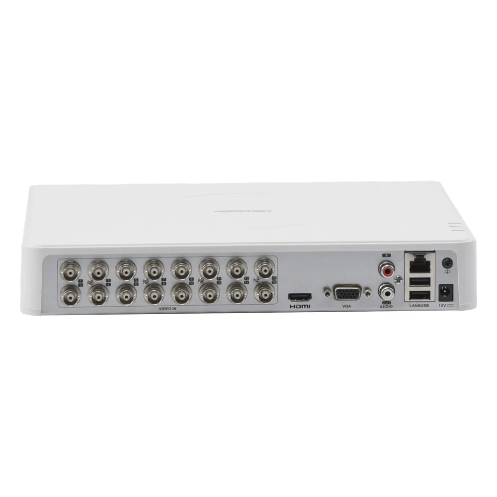 DVR 16 Canales TurboHD + 2 Canales IP / 2 Megapixel (1080p) Lite / Acusense Lite (Evita falsas alarmas) / Audio por Coaxitron / 1 Bahía de Disco Duro / H.265+ / Salida de VÌdeo en Full HD – vista 4