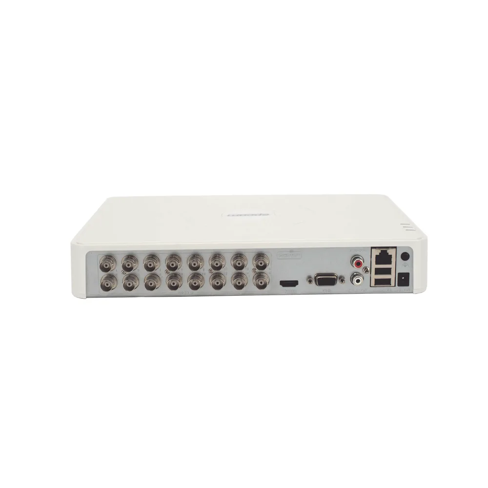 DVR 16 Canales TurboHD + 2 Canales IP / 2 Megapixel (1080p) Lite / Acusense Lite (Evita Falsas Alarmas) / Audio por Coaxitron y Bidireccional / 1 Bahía de Disco Duro / H.265+ / Salida de Video Full HD – vista 4