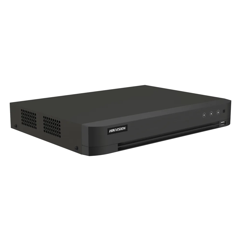 DVR 16 Canales TURBOHD + 8 Canales IP / 5 Megapixel Lite - 3K Lite / Audio de Dos Vías por Coaxitron / Reconocimiento Facial / ACUSENSE (Evita falsas alarmas) / 1 Bahía de Disco Duro / Salida de Video en Full HD – vista 3