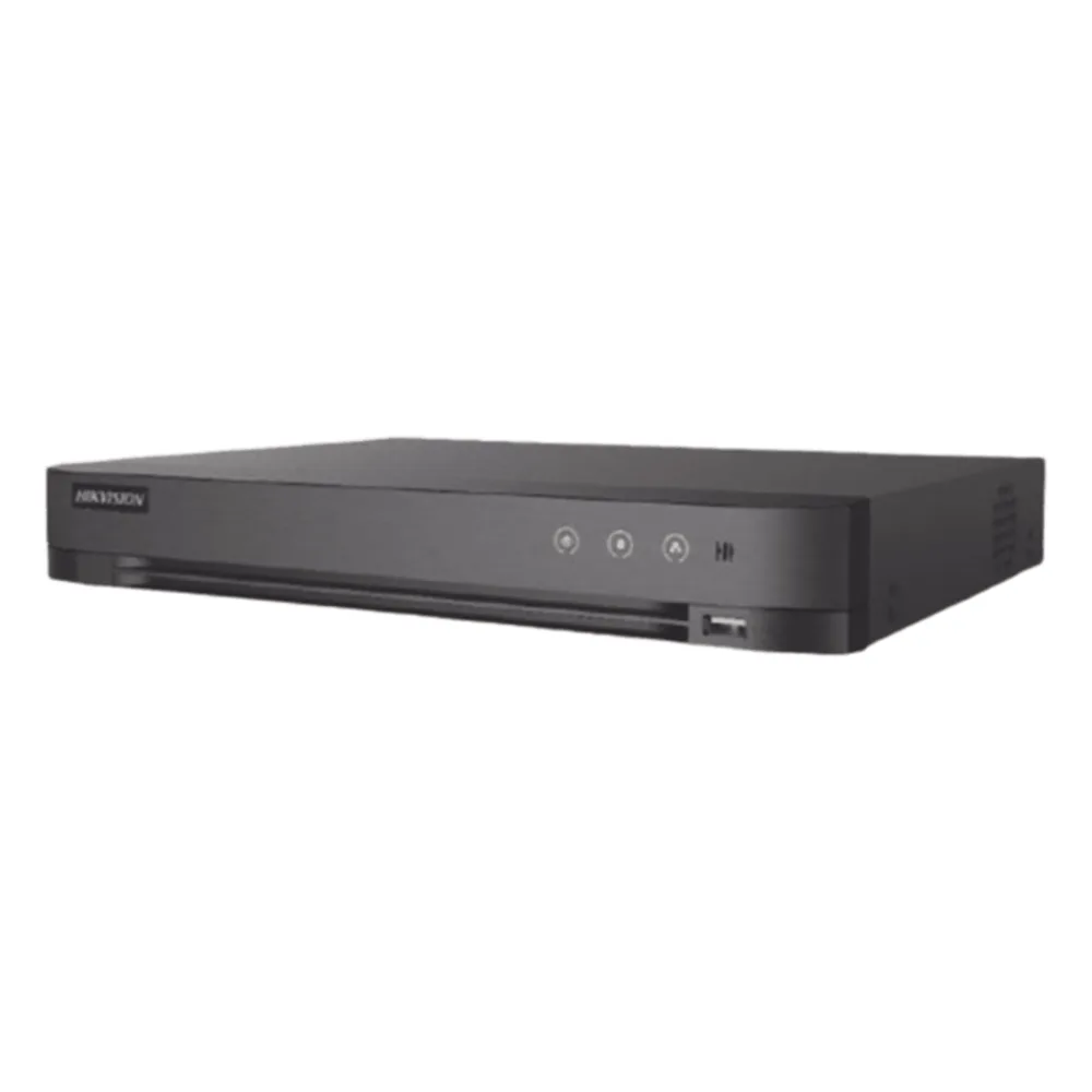 DVR 16 Canales TURBOHD + 8 Canales IP / 5 Megapixel Lite - 3K Lite / Salida Independiente HDMI - VGA / Audio de Dos Vías por Coaxitron / Reconocimiento Facial / ACUSENSE (Evita falsas alarmas) / 1 Bahía de Disco Duro / Salida de Video en Fu