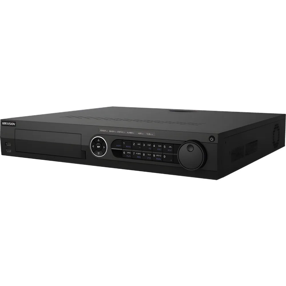 DVR 32 Canales TurboHD + 32 Canales IP / 8 Megapixel (4K) / 4 Bahías de Disco Duro  / RAID 0,1,5,6,10 / POS / Acusense / 16 Entradas de Alarma – vista 2