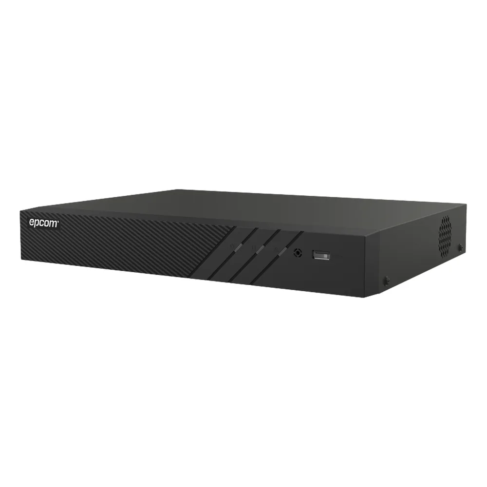 DVR 4 Canales TURBOHD + 2 Canales IP / 8 Megapixel (4K) / Audio Bidireccional por Coaxitron / ACUSENSE / Reconocimiento Facial / 1 Bahía de Disco Duro / Salida de Video en Full HD / H.265+