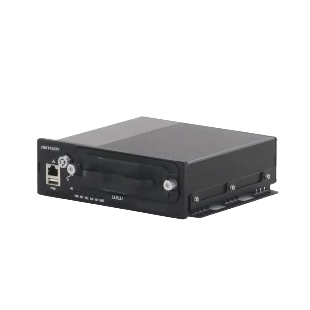DVR Móvil 1080p (2 Megapixel) / 4 Canales TURBO / Sensor G / Compatible IA / Soporta 2 HDD / Alarmas I/O / Salida de Video / Incluye 1 SSD de 1 TB