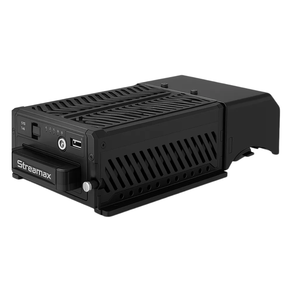 DVR Móvil / Multiplataforma / 4 Canales AHD 2 Megapixel + 4 canales IP / Almacenamiento en HDD / H.265 / Soporta 4G / WiFi / GPS