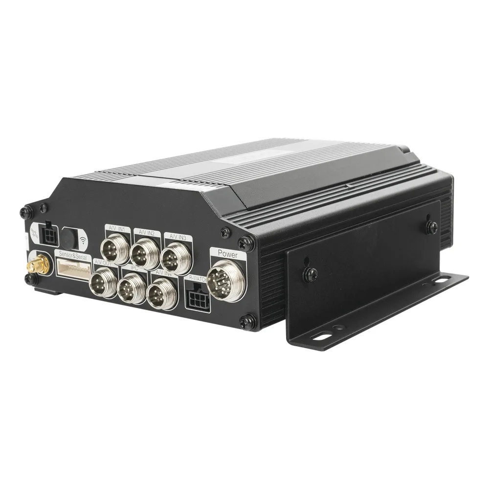 DVR Móvil / Multiplataforma / 4 Canales AHD 2 Megapixel / Almacenamiento en HDD / H.265 / Chip IA Embebido / Soporta 4G / WiFi / GPS – vista 4