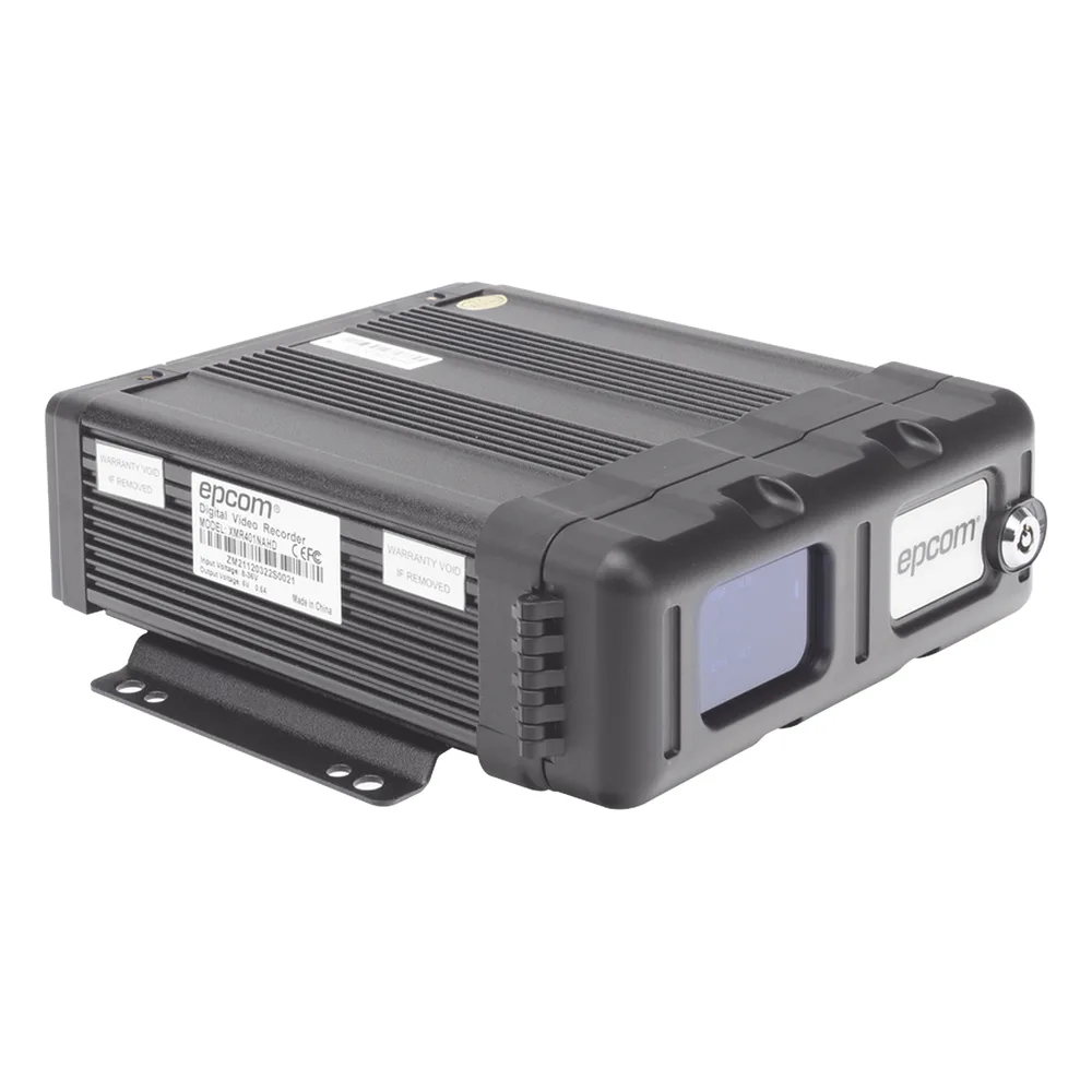 DVR Móvil / Multiplataforma / 4 Canales AHD 2 Megapixel / Almacenamiento en Memoria SD / H.265 / Chip IA Embebido / Soporta 4G / GPS – vista 3