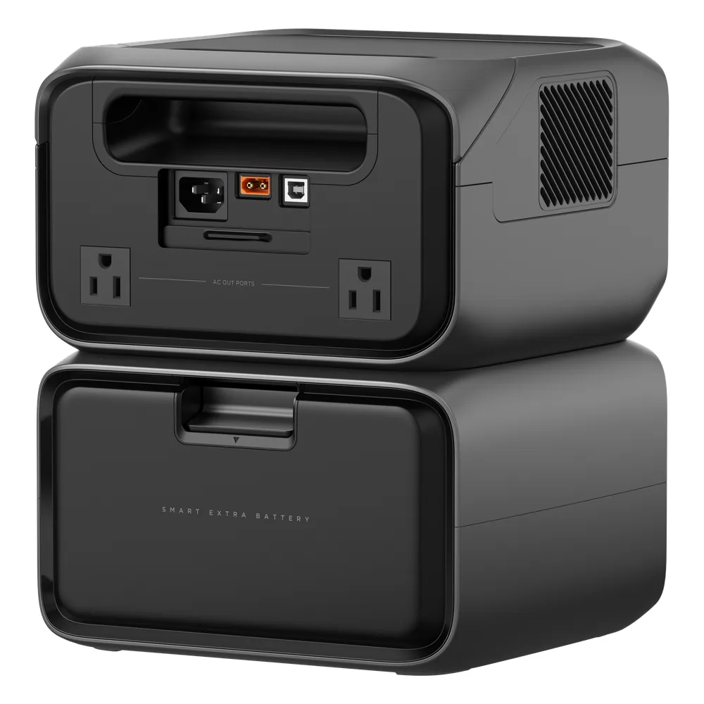 EcoFlow River 3 | Estación de Energía Portátil 858Wh Litio LFP / 2 AC 300 W (Max. 550W) / 1 USB-C 100W / 2 USB -A 12W / Cargador de Coche 8A a 12 o 24V / Conectividad WiFi y Bluetooth (App) / Carga Solar 110W Max. – vista 4