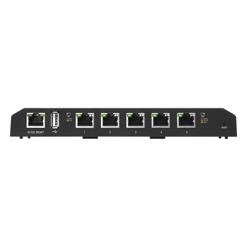 EdgeSwitch 5XP Administrable de 5 Puertos Gigabit PoE de 24 V Pasivo, con funciones avanzadas de Capa 2 – vista 2