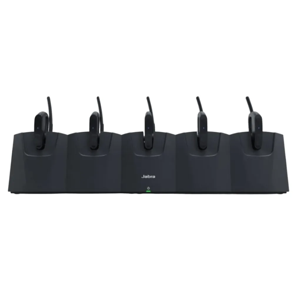 Estación de Carga / 5 Bays / Para Headset Perform 45 / Actualización Firmware USB / LED Indicadores / Rack 19 pulgadas / 2 Años Garantía – vista 2